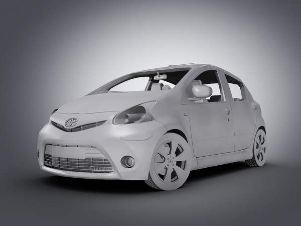 max toyota car - Toyota Aygo (2013) by Swan3DStudios